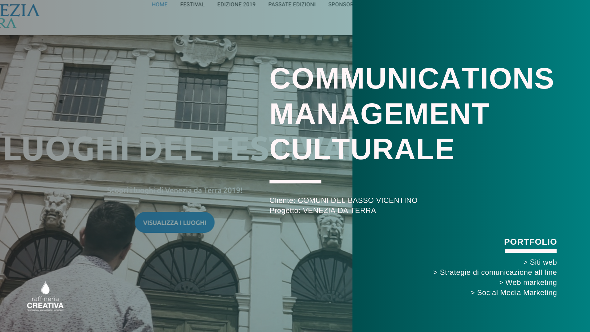 communications management culturale - venezia da terra 2019
